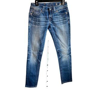 Miss‎ Me Jeans Women’s Size 26 skinny Denim Embellished cross Pockets
